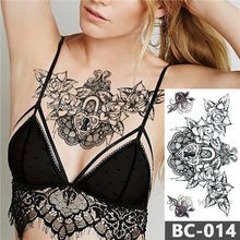 Load image into Gallery viewer, Jewelry Moon lotus star Tattoo