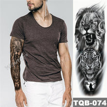 Load image into Gallery viewer, Victory Warrior Men Full Cloud Tattoo Body Art
