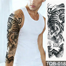 Load image into Gallery viewer, Victory Warrior Men Full Cloud Tattoo Body Art