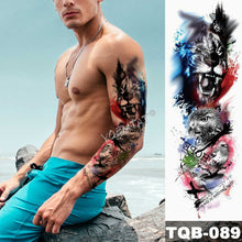 Load image into Gallery viewer, Victory Warrior Men Full Cloud Tattoo Body Art