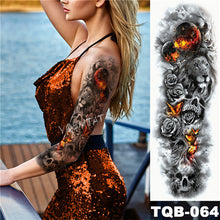 Load image into Gallery viewer, Victory Warrior Men Full Cloud Tattoo Body Art